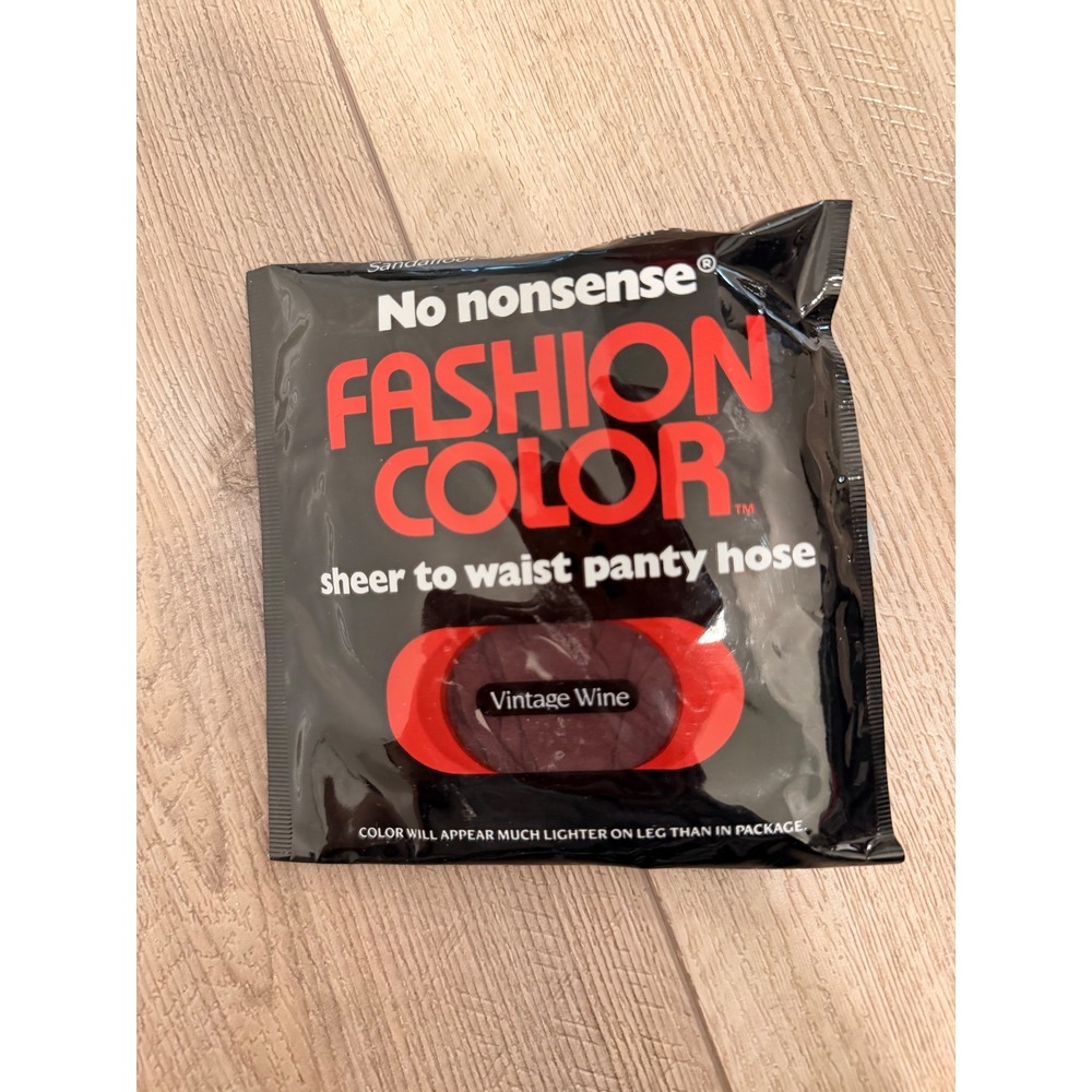 No nonsense Fashion Color Sheer to Waist Pantyhose Vintage Wine Medium to Tall